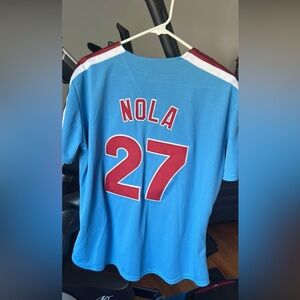 Blue NOLA 27 Jersey